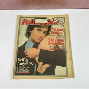 Vintage Rolling Stone Magazine Michael Douglas Hell's Angels April 5, 1979